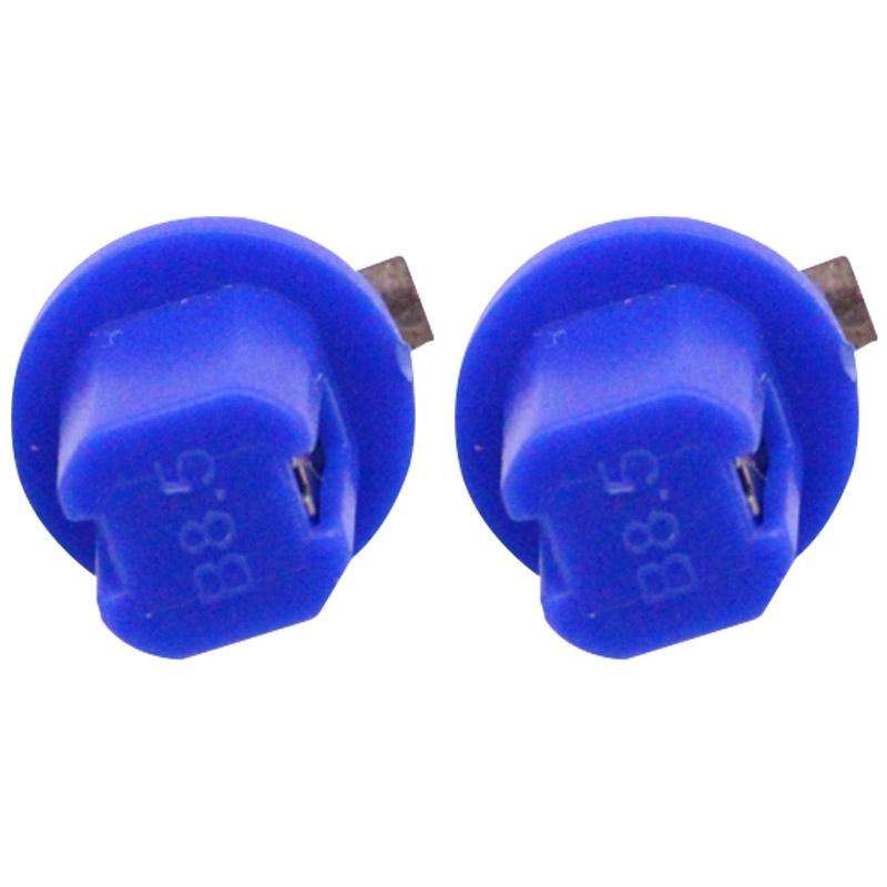 2 PCS B8.5 Blue Light 0.2W 12LM 1 LED SMD 5050 LED Instrument Light Bulb Dashboard Light for Vehi...