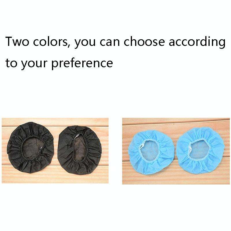 50 Pairs Earphone Disposable Dust Cover Game Headset Non-Woven Protective Cover(50 Pairs of Indep...