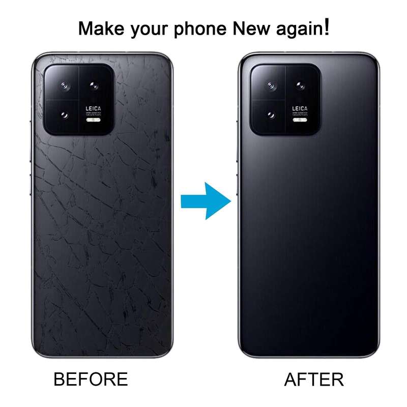 For Xiaomi 13 OEM Glass Material Battery Back Cover(Black)