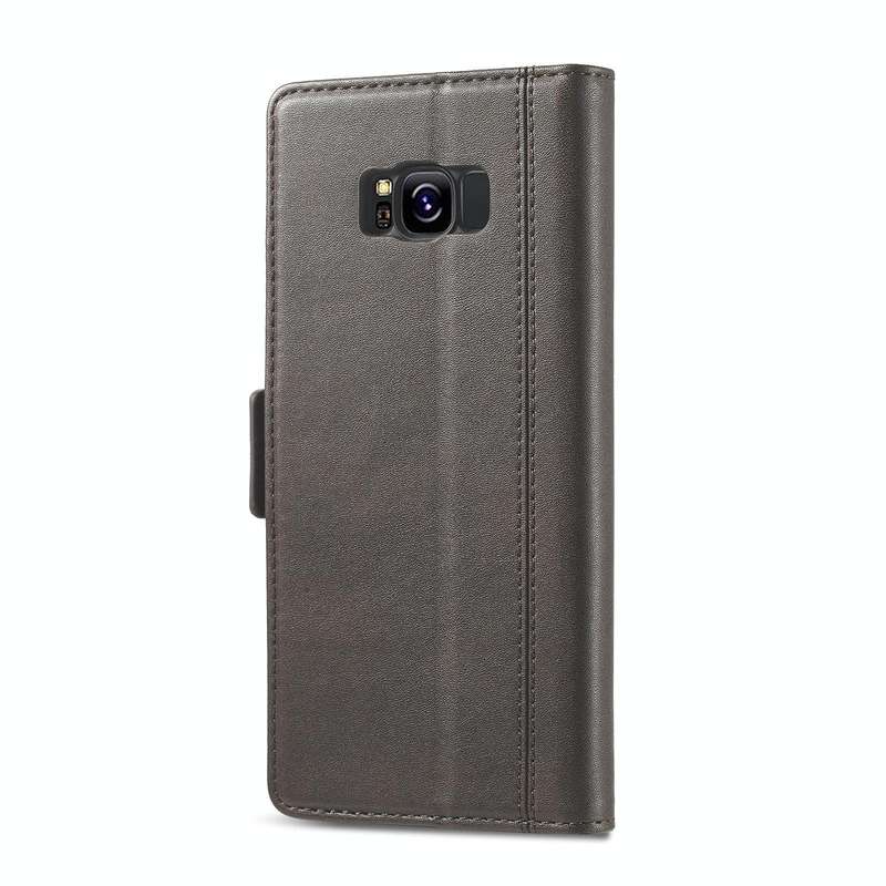 For Samsung Galaxy S8 LC.IMEEKE Magnetic Buckle PU + TPU Horizontal Flip Leather Case with Holder...