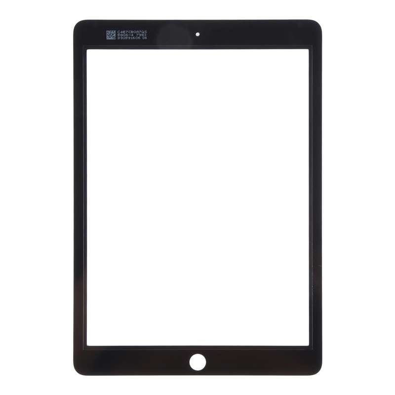 For iPad 6 / Air 2 Front Screen Outer Glass Lens with OCA Optically Clear Adhesive(Black)