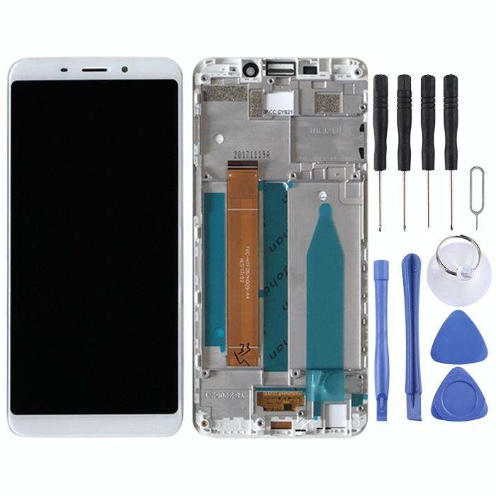 TFT LCD Screen for Meizu M6s M712H M712Q Digitizer Full Assembly with Frame(White)