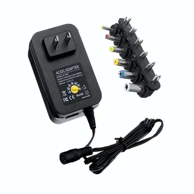 3V 4.5V 5V 6V 7.5V 9V 12V 2A 2.5A AC DC Adapter Adjustable Power Adapter Universal Charger Power ...