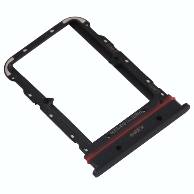 SIM Card Tray + SIM Card Tray for Xiaomi Mi CC9 Pro/Mi Note 10/Mi Note 10 Pro/Mi Note 10 Lite(Black)