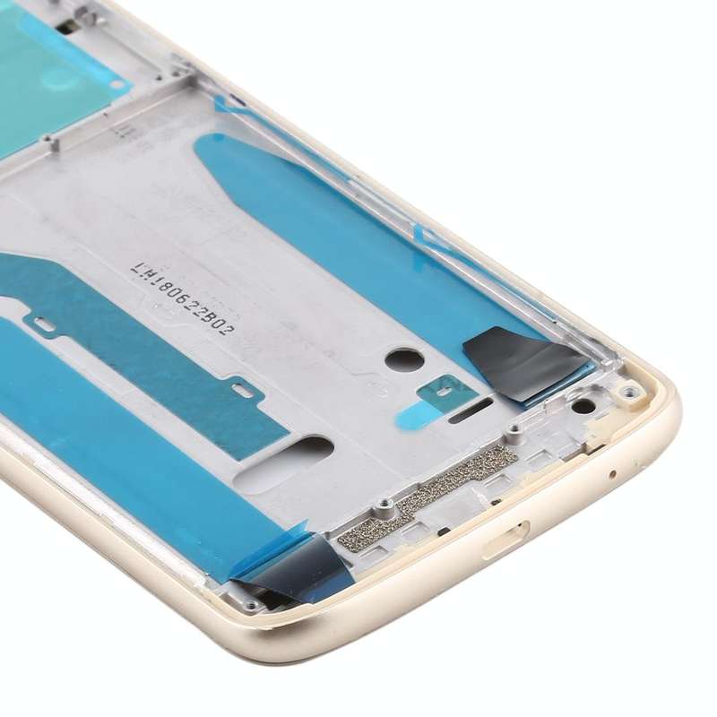 Front Housing LCD Frame Bezel for Motorola Moto G6 Play (Gold)