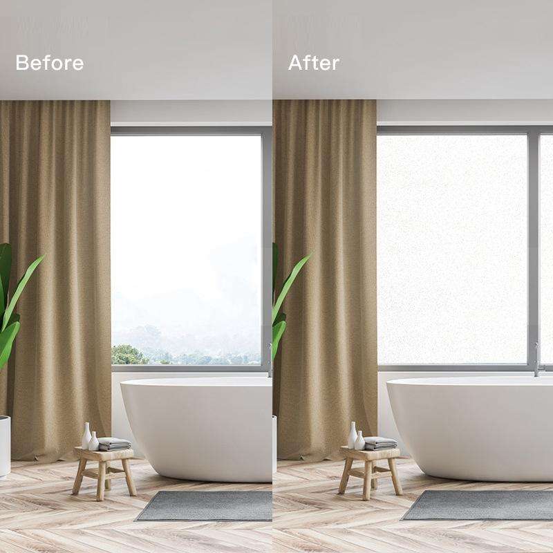 Electrostatic Frosted Anti-Peep Glass Thermal Insulation Window Film, Length: 40cm Wide/Meter(Glu...