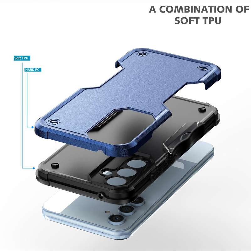 For Samsung Galaxy A54 5G Non-slip Shockproof Armor Phone Case(Black)