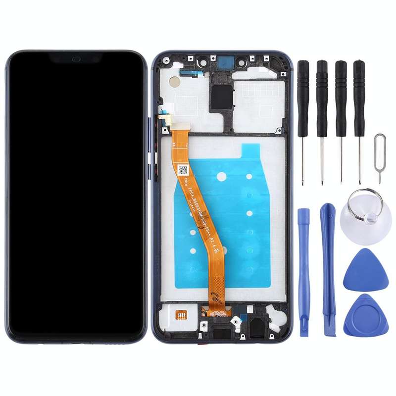 OEM LCD Screen for Huawei Mate 20 Lite / Maimang 7 Digitizer Full Assembly with Frame (Blue)