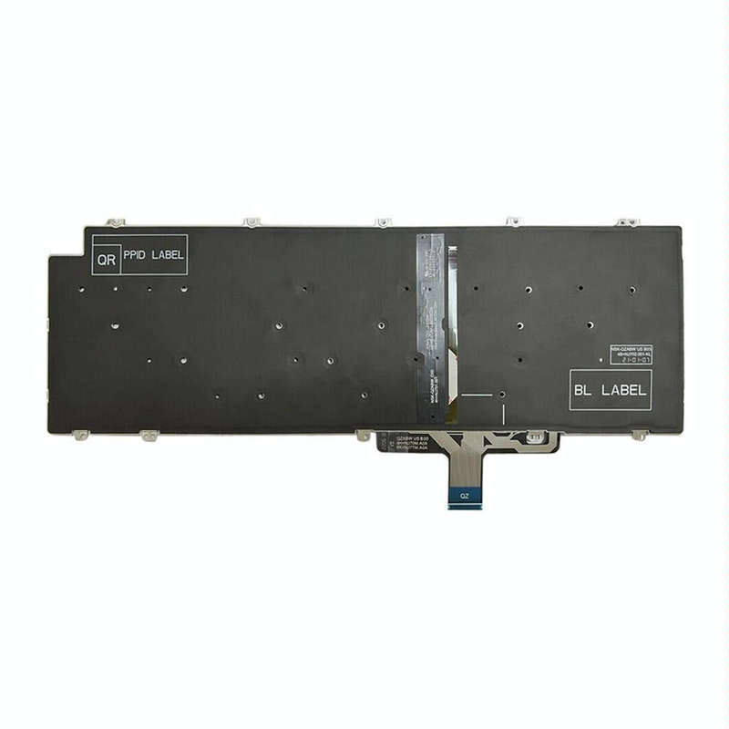 For Dell Latitude 5520 5521 Precision 3560 3561 US Version Backlight Laptop Keyboard(Black)