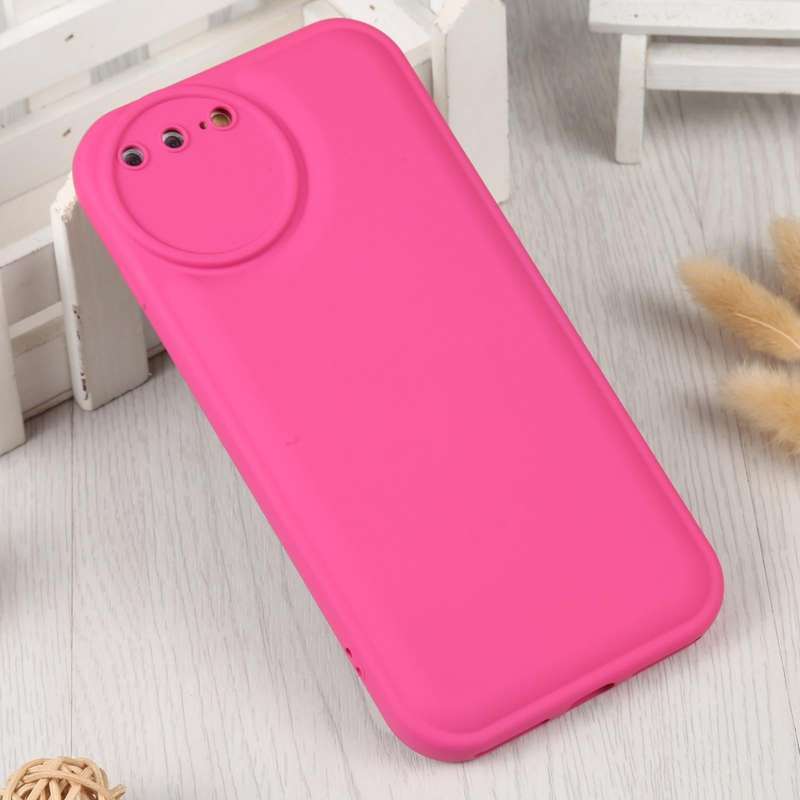For iPhone 8 Plus / 7 Plus Liquid Airbag Decompression Phone Case(Light Rose Red)