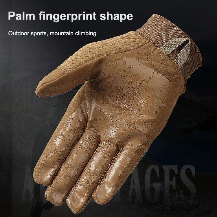 B33 Outdoor Mountaineering Riding Anti-Skid Protective Motorcycle Gloves, Size: XL(Brown)