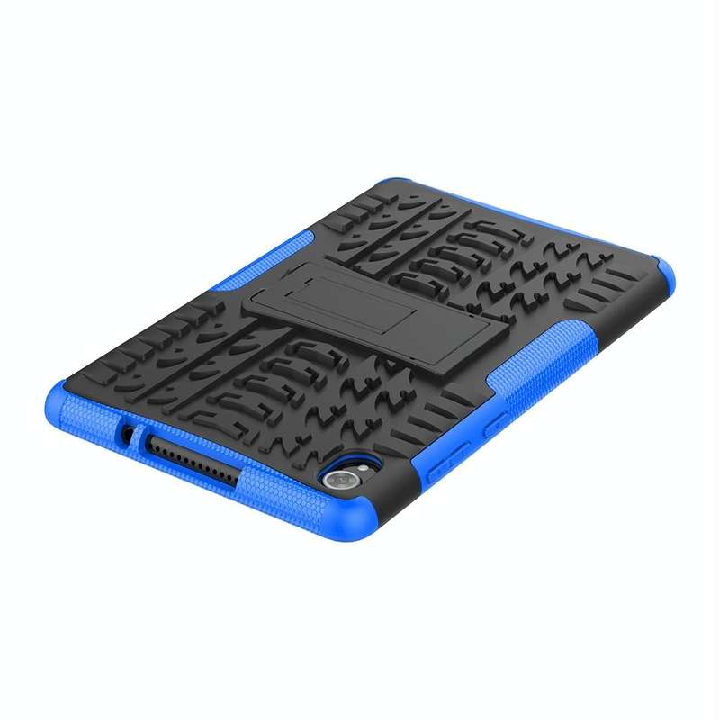 For Lenovo Tab M8 (2020) TB-8705F 8.0 inch Tire Texture Shockproof TPU+PC Protective Case with Ho...