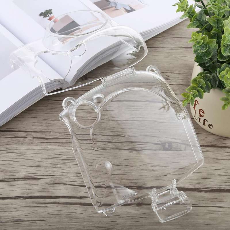 Protective Crystal Shell Case with Strap for FUJIFILM instax mini 7S (Transparent)