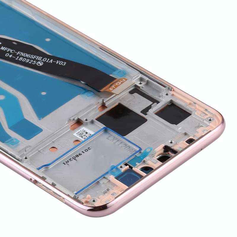 OEM LCD Screen for Huawei Y9 (2019) Digitizer Full Assembly with Frame(Gold)
