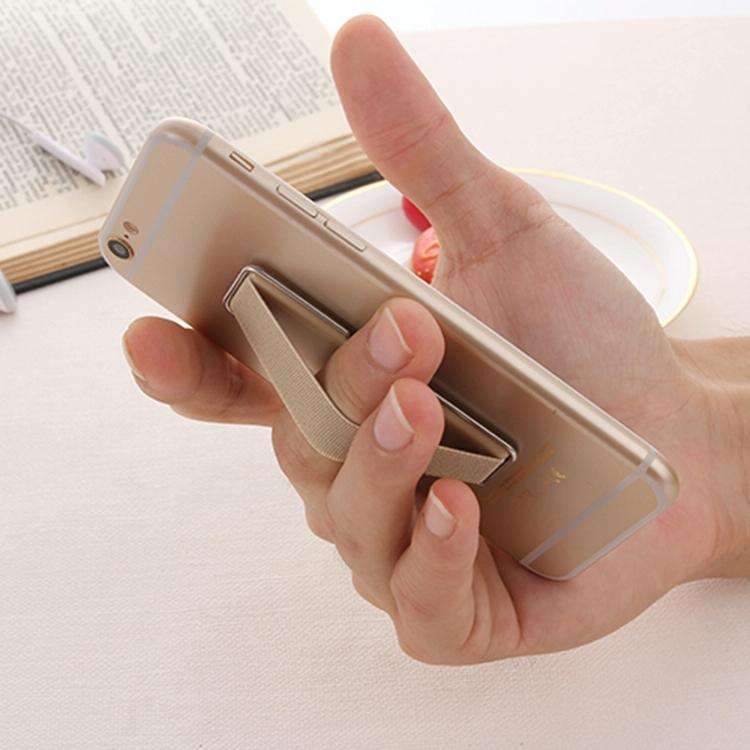 Universal Mini Foldable Holder Stand with Finger Grip(Black)