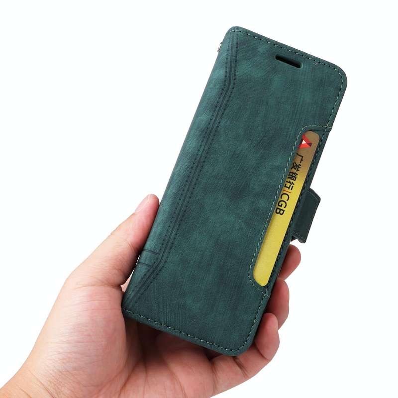 For Samsung Galaxy Z Fold4 BETOPNICE Dual-side Buckle Leather Phone Case(Green)