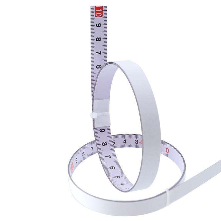 2m Sticky Scale Steel Ruler with Glue Scale Tape Measure Self-adhesive Ruler, Specification:Positive