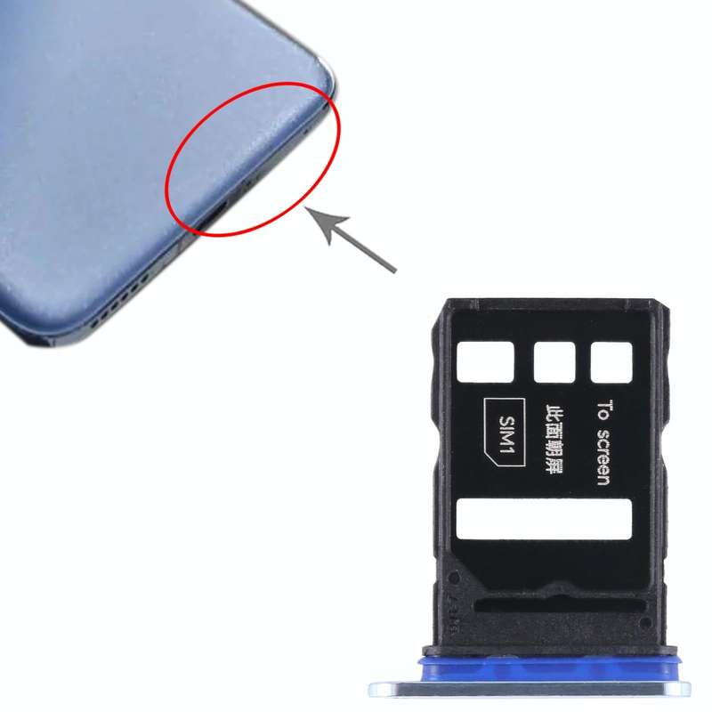 For Honor Magic5 SIM + SIM Card Tray (Blue)