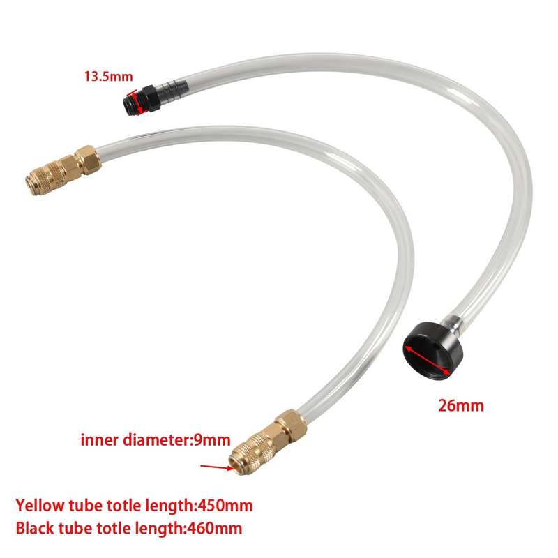 A6397 2 PCS Ship / Dinghy Hydraulic Steering System Ship Exhaust Kit with Clamp