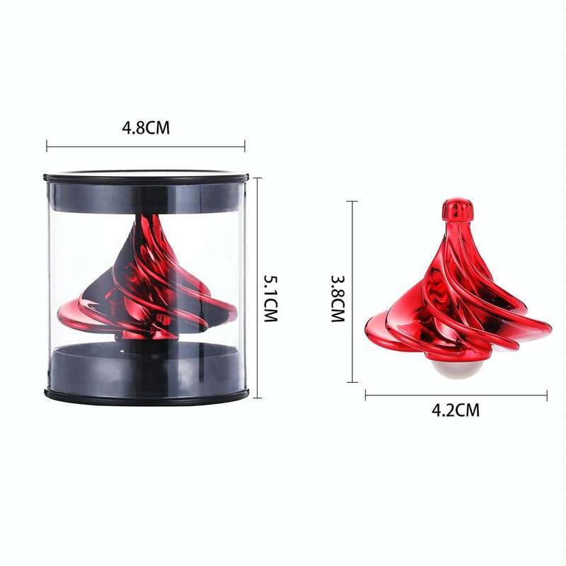 Air Aerodynamic Wind Gyroscope Blown Spin Silent Stress Relief Toys WinSpin Wind Fidget Spinner(G...