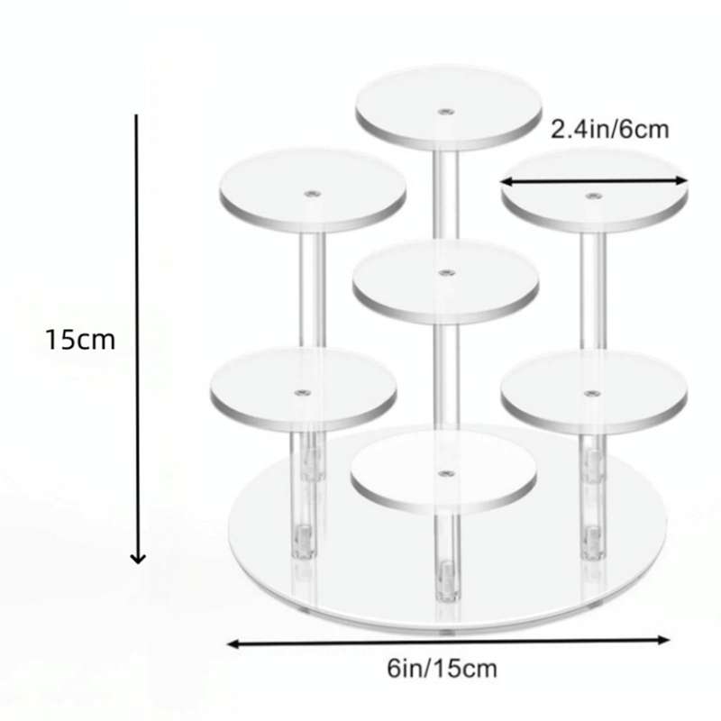 YX068 Acrylic Decoration Cupcake Stand