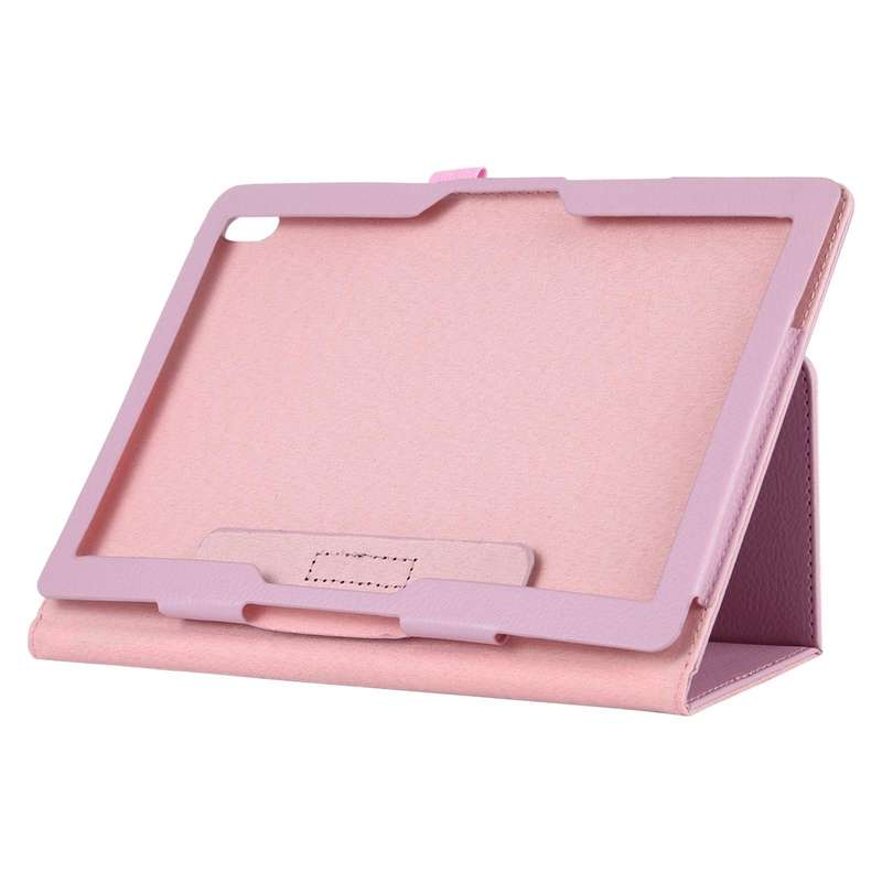 For Lenovo M10 Plus TB-X606F Litchi Texture Solid Color Horizontal Flip Leather Case with Holder ...