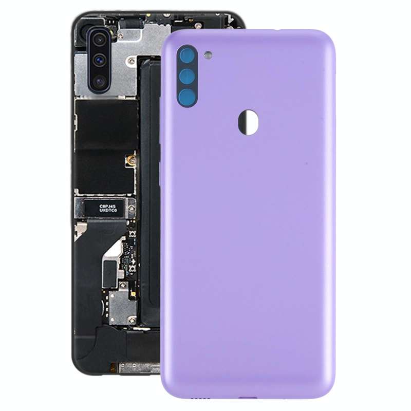 For Samsung Galaxy M11 SM-M115F Battery Back Cover (Purple)