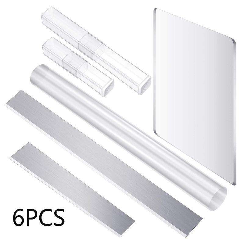 6 In 1 Acrylic Stick Press Clay Plate Pottery Clay Tools
