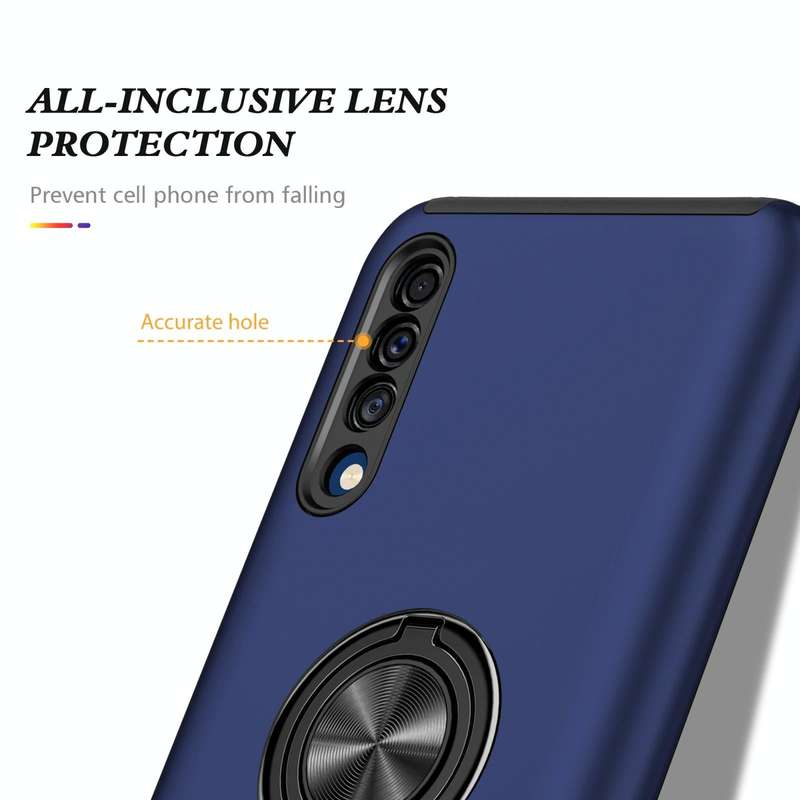 For Samsung Galaxy A30s / A50s / A50 PC + TPU Shockproof Magnetic Protective Case with Invisible ...