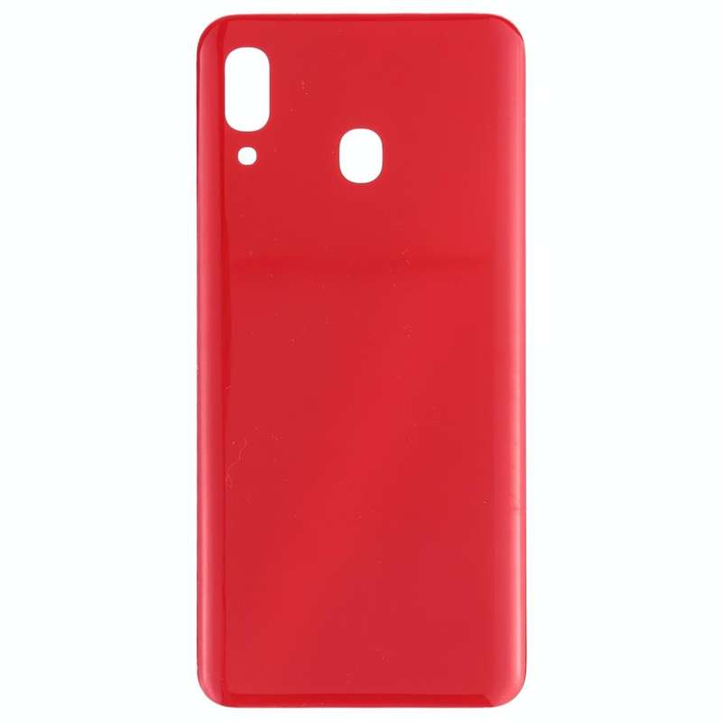 For Galaxy A30 SM-A305F/DS, A305FN/DS, A305G/DS, A305GN/DS Battery Back Cover (Red)