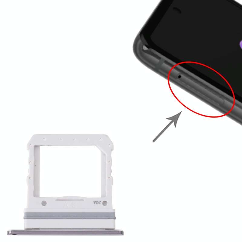 For Samsung Galaxy Z Flip 5G SM-F707B Original SIM Card Tray (Black)