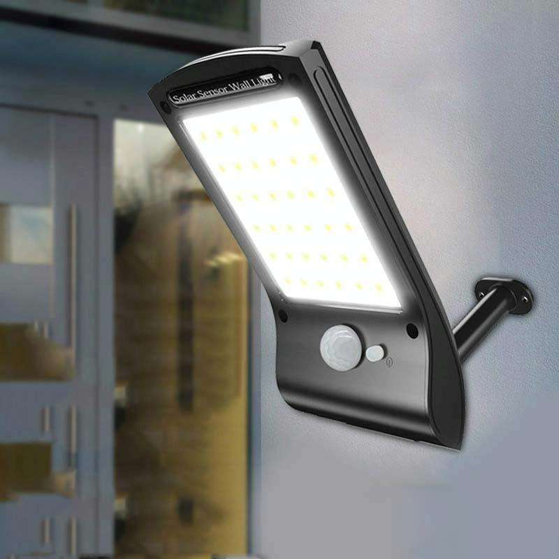 Solar Lights Outdoor 36 LED Super Bright Solar Lamp 280LM Motion Sensor Security Lights Wireless ...