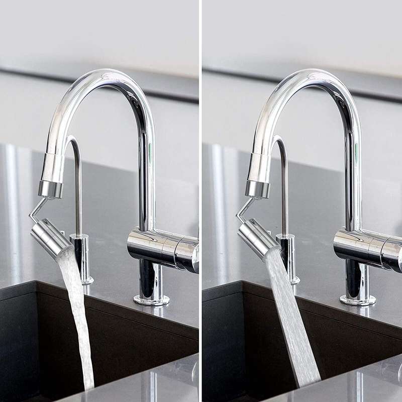 720-Degree Universal Rotating Faucet Anti-Splash Spout Filter Dual-Function Faucet, Specification...