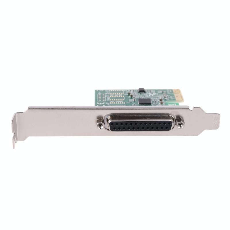 Parallel Port DB25 25pin PCIE Riser Card Printer LPT to PCI-E Express Cards AX99100 Converter Ada...