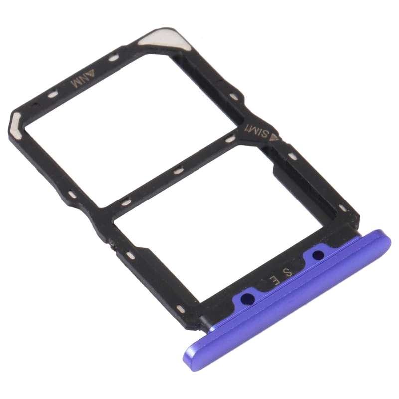 SIM Card Tray + NM Card Tray for Huawei Nova 5 Pro (Purple)