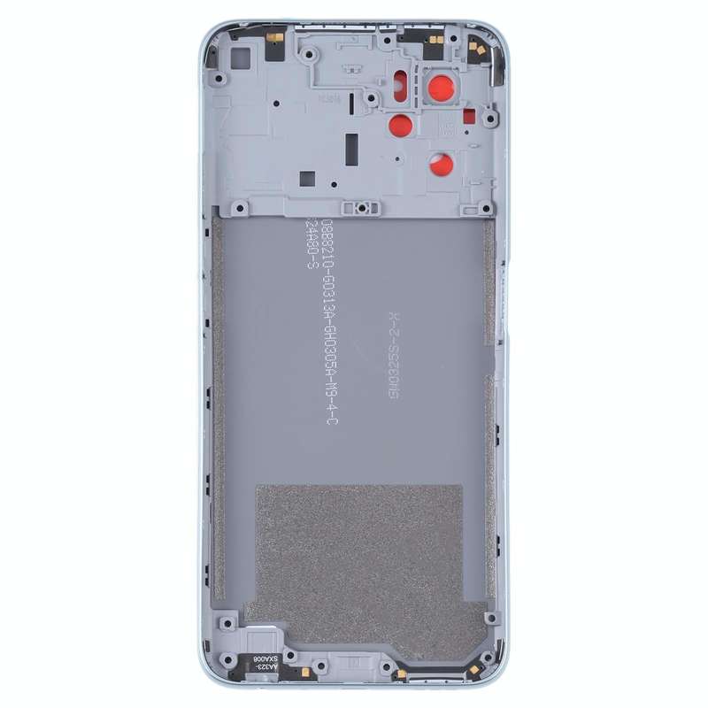 For OPPO A36/A76 Battery Back Cover with Middle Frame (Blue)