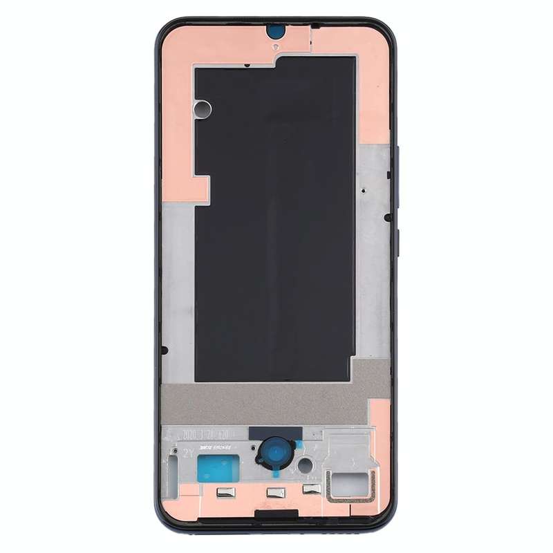 Original Middle Frame Bezel Plate for Xiaomi Mi 10 Lite 5G / Mi 10 Youth 5G M2002J9G(Black)
