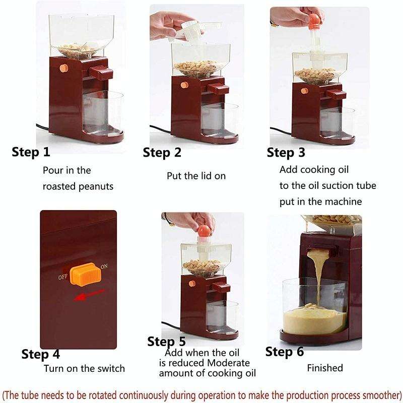Household Electric Peanut Butter Machine Small Cooking Grinder(EU Plug)