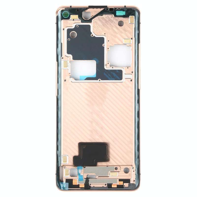 For OPPO Find X2 Pro CPH2025 PDEM30 Original Front Housing LCD Frame Bezel Plate (Gold)