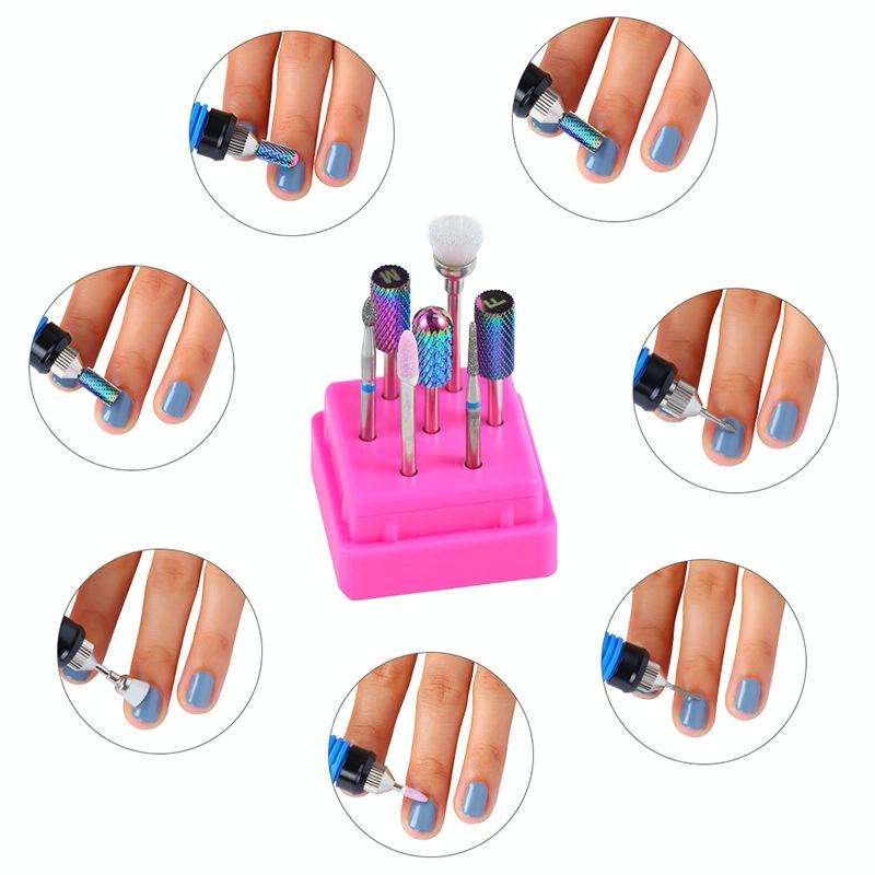 Ceramic Tungsten Steel Alloy Nail Strip Tool Set Grinding Machine Grinding Brush Polishing Tool, ...