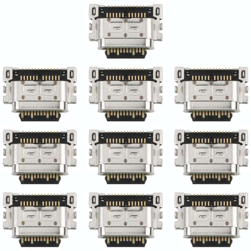 For Motorola One Hyper 10pcs Charging Port Connector