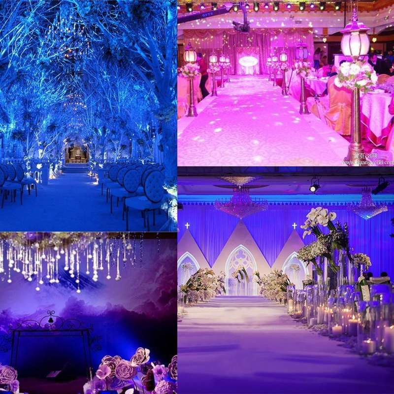 3W Colorful LED PAR Light , 6 LEDs Auto Run / Sound Control LED Stage Light, AC 85-260V, US/EU Plug