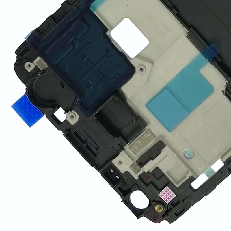 For Galaxy J4, J400F/DS, J400G/DS Front Housing LCD Frame Bezel Plate (Black)