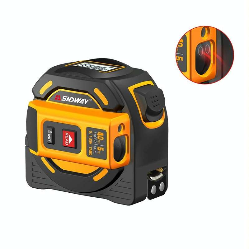 SNDWAY SW-TM40 40m Digital Range Finder Laser Distance Meter Tape Multi-function Self-Locking Han...
