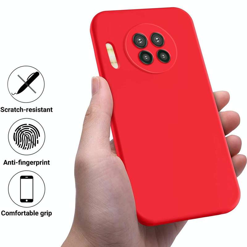 For Hisense Infinity H50 Zoom Pure Color Liquid Silicone Shockproof Phone Case(Red)