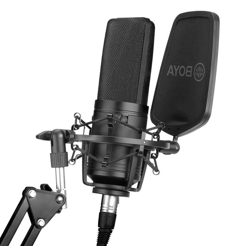 BOYA BY-M1000 Professional Recording Studio Cardioid Omnidirectional Switchable Microphone