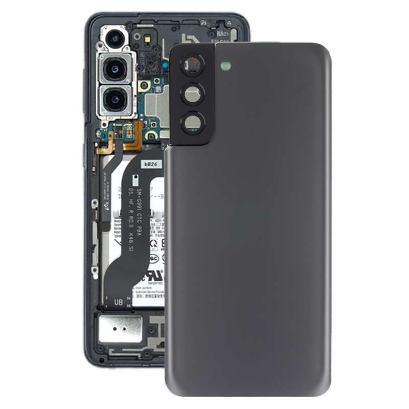 For Samsung Galaxy S21+ 5G Battery Back Cover with Camera Lens Cover (Grey)