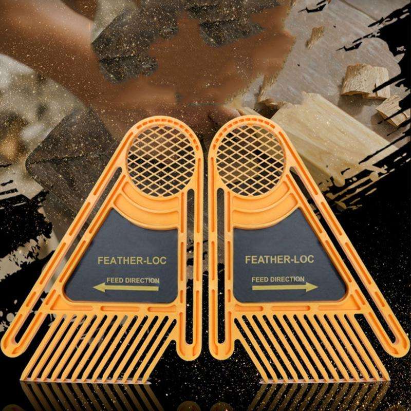 1 Set Feather Loc Board Set Woodworking Engraving Machine Double Feather boards Miter Gauge Slot ...