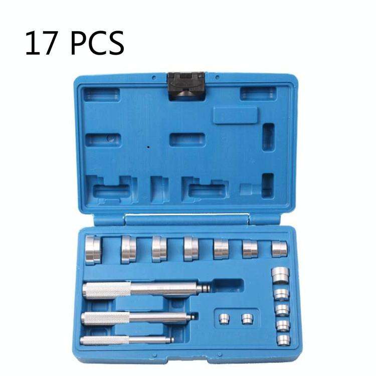 17 In 1 Small Aluminum Alloy Bearing Disassembly Tool Bearing Installation Extractor(Blue)