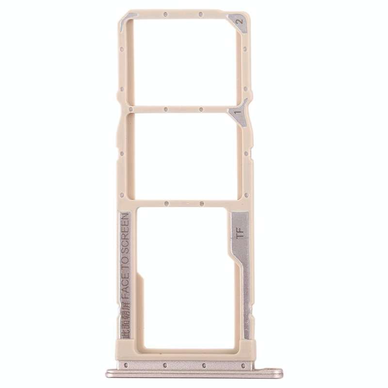 SIM Card Tray + SIM Card Tray + Micro SD Card Tray for Xiaomi Redmi 7A (Gold)